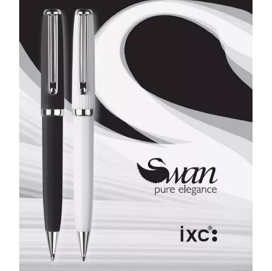 Boligrafo Inoxcrom Swan White Almac N Parker